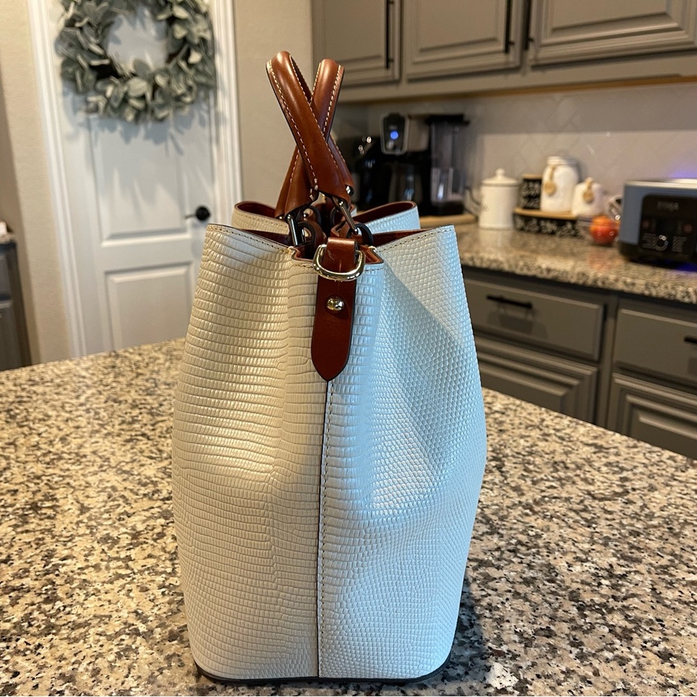 New Dooney & Bourke Large Barlow Lizard embossed leather - Picture 5 of 16